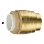 Brass End Plug with Quick Connector