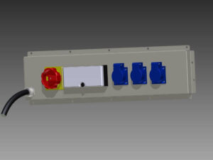 Power Strip for Industrial Grinding Table