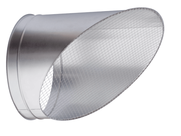 Galvanized End Piece with Grille