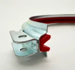 Collier de serrage rapide à levier avec caoutchouc PVC