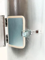 Tuyau en acier galvanisé 500 mm avec porte d’accès