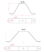 Wall Bracket for Pipe Clamps