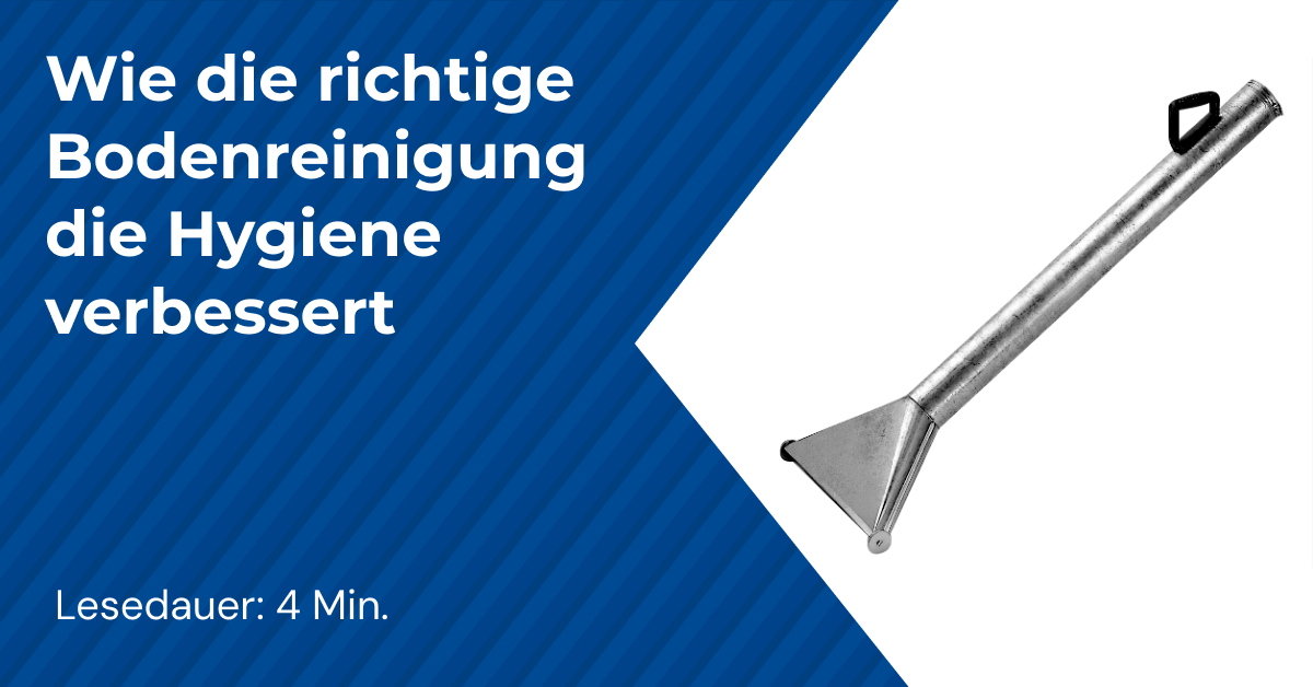 Wie die richtige Bodenreinigung die Hygiene verbessert