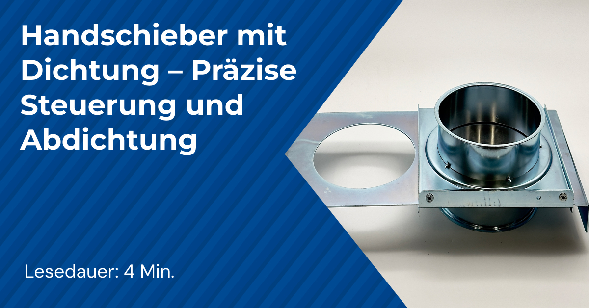 Handschieber mit Dichtung – Präzise Steuerung und Abdichtung