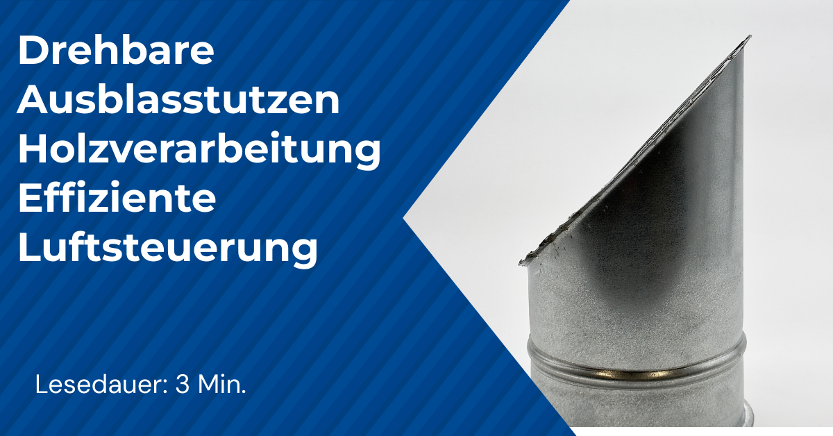 Drehbare Ausblasstutzen Holzverarbeitung Effiziente Luftsteuerung